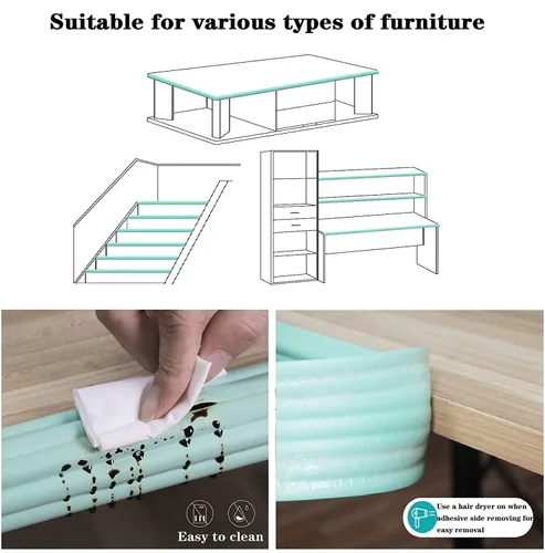 Vista 6 de Almohadillas para escalera de litera, cubierta autoadhesiva para escalera de litera, acolchado de espuma para escalón de litera, almohadillas