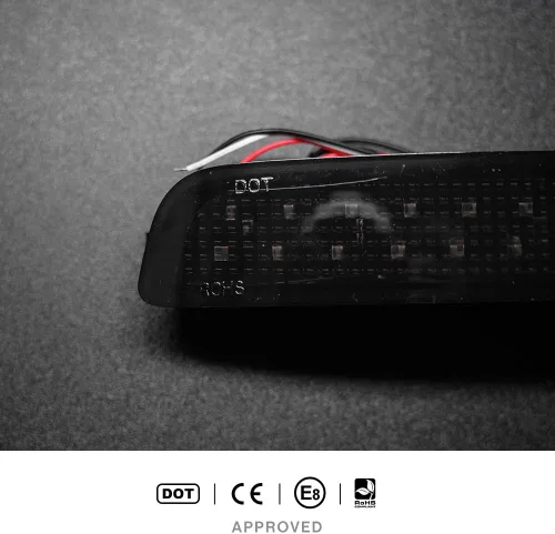 Vista 6 de LED X5 luz reflector de parachoques trasero para 2014 2015 2016 2017 2018 F15 rojo LED parachoques trasero conductor y pasajero lámparas kit OEM