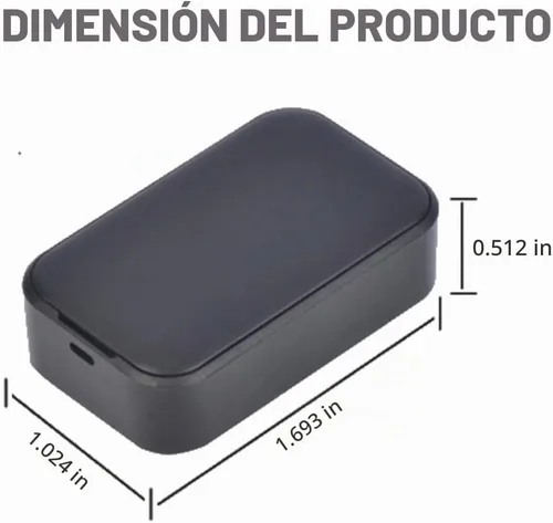 Vista 3 de Rastreador GPS - Mini grabadora activada por voz Grabación de audio en tiempo real WiFi/GSM
