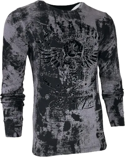 Vista 6 de Archaic Affliction - Camiseta de manga larga para hombre, color negro