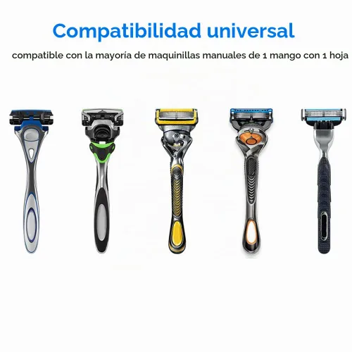 Vista 6 de Nincha Manual Razor Travel Case Portable Plástico Manual Razor Trimmer Protector Negro