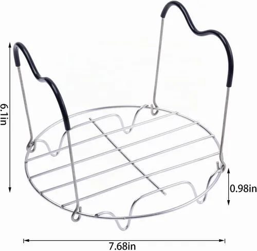 Vista 2 de Salvamanteles para vaporizador de 7.7 in con asas de silicona Plateado