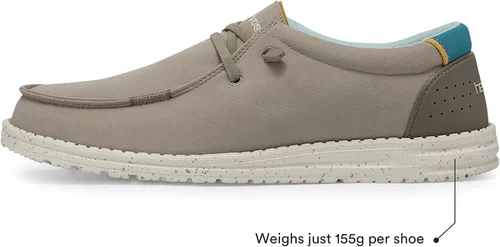 Vista 2 de Hey Dude Wally Adv - Mocasines de hombre con cordones para hombre, cómodos y ligeros