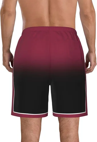 Vista 6 de Pantalones cortos de playa personalizados de fútbol para hombre, de secado rápido, personalizados con cualquier nombre y número, regalos