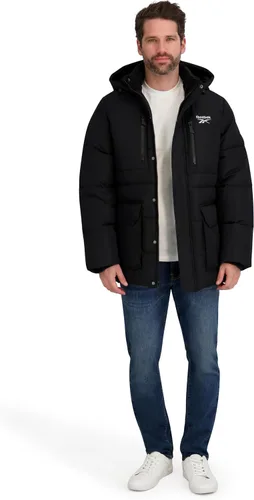 Vista 2 de Reebok Chaqueta pesada tipo parka acolchada para hombre