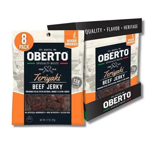 Vista 11 de Oberto Specialty Meats Original Beef Jerky, 2.7 onzas (paquete de 8)