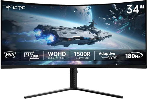 Vista 26 de KTC Monitor para juegos QHD de 27 pulgadas 220Hz, IPS rápido 2K con Blanco