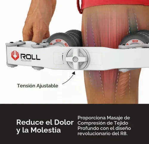 Vista 2 de ROLL Recovery R8 Plus (Alpine White) - Rodillo de masaje de tejido profundo Blanco (Alpine White)
