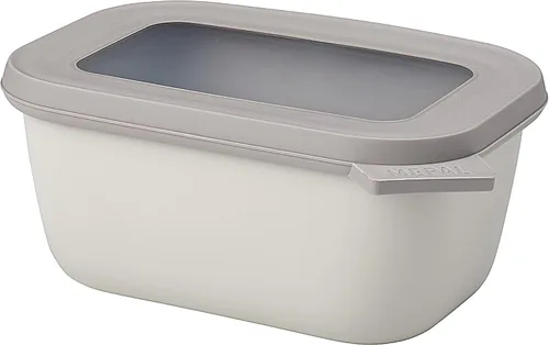 Vista 48 de Mepal Cirqula - Recipiente circular rectangular para almacenar y servir alimentos de 67.6 fl oz / 68 onzas con tapas transparentes, perfecto
