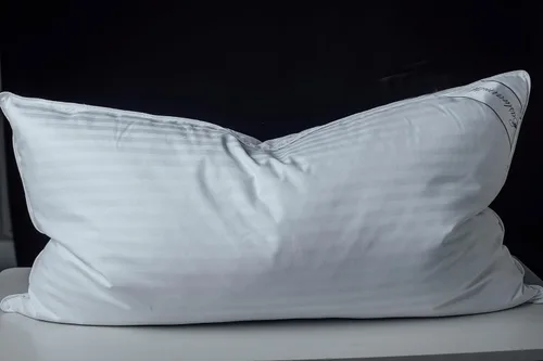 Vista 8 de Almohadas de Plumas de Ganso Tamaño Estándar Una Almohada 100% Algodón Clásico Blanco con Soporte Frescas Almohadas de Cama para Personas que