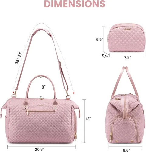 Vista 5 de LOVEVOOK Bolsa Weekender para mujer