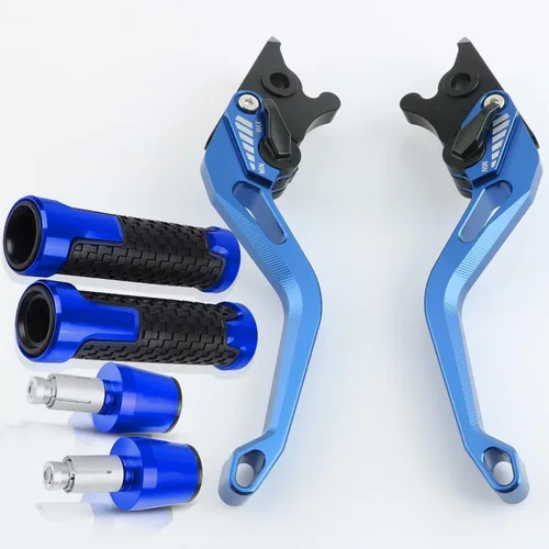 Vista 12 de Embrague de freno de motocicleta Palanca de embrague de freno ajustable para motocicleta Accesorios 3D Rhombus CNC con logotipo para Suzuki V-Strom