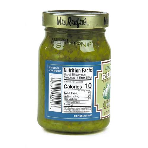 Vista 2 de Mrs. Renfro's Mild Chow Chow No HFCS, 16-oz Jar (Pack of 2)