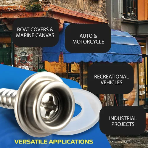 Vista 4 de EZ-Xtend Tornillos de acero inoxidable Kit de grado marino para cubierta