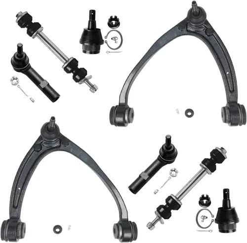 Vista 409 de Detroit Axle - Kit de brazos de control de extremo de 8 piezas para Toyota 2001-2003 Highlander 2002-2003 Camry Lexus ES300, 2 conjuntos de brazos