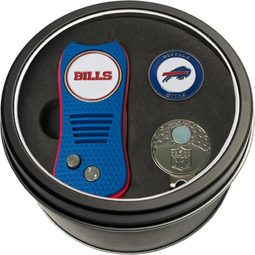Vista 11 de Team Golf NFL Adult-Unisex Tin Gift Set with Switchfix Divot Tool, Cap Clip, and Ball Marker