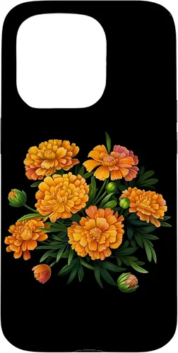 Vista 14 de Vintage Marigold Inspired Flower Case for iPhone 16