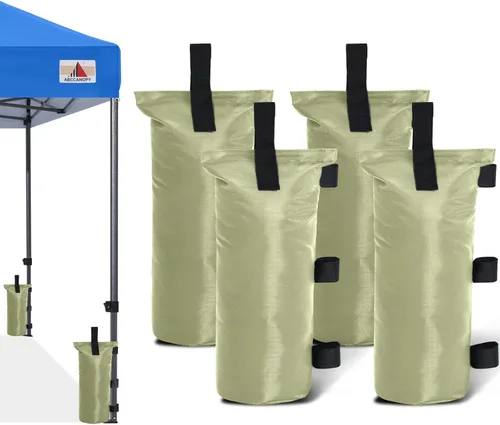 Vista 20 de ABCCANOPY - Juego de anclaje de 4 bolsas de arena de 112 libras para toldos desplegables para exteriores
