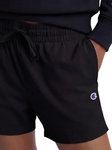 Vista 4 de Champion Pantalones cortos de jersey para mujer, pantalones cortos de gimnasio ligeros para mujer, pantalones cortos de jersey para mujer, 5 pulgadas