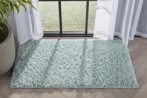 Vista 22 de 3Well Woven Elle Basics Emerson Shag Camino de pasillo, texturizado, azul oscuro, de 3 x 10, 2'7" x 9'6