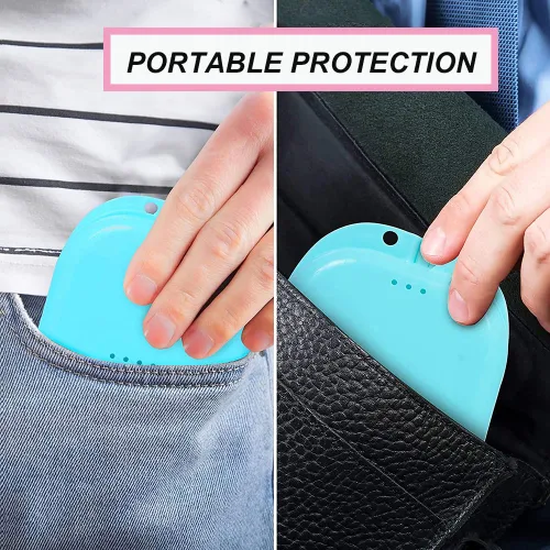Vista 6 de AKOAK 2 fundas de almacenamiento de protección oral, funda de almacenamiento de dentaduras postizas, con orificio de ventilación, adecuada