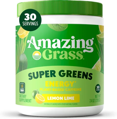 Vista 8 de Amazing Grass Mezcla de vegetales verdes Alcalinizante y Desintoxicante: Mezcla para batidos, Limpieza con super vegetales y polvo de raíz