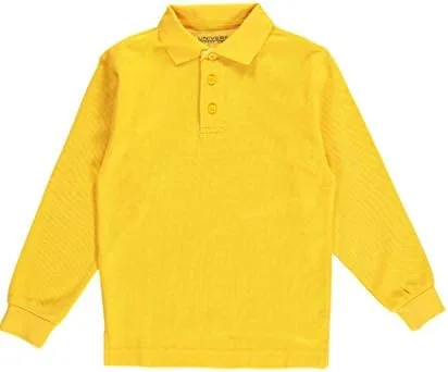 Vista 2 de Universal Toddler Unisex LS Pique Polo-gold