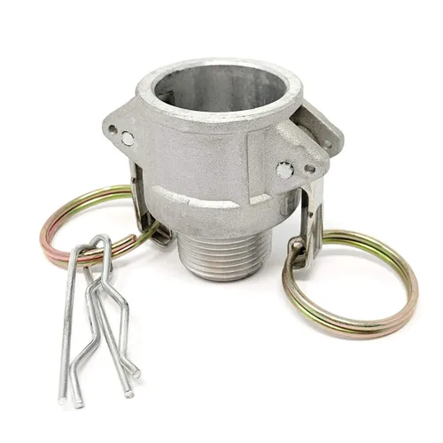 Vista 7 de Gloxco Aluminio tipo B leva y ranura de montaje, 1" Camlock hembra x 1" macho NPT (CAM-10-B-AL)