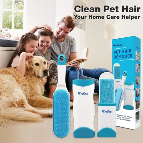 Vista 7 de Removedor de pelo de mascotas para la ropa: cepillo reutilizable para eliminar pelusas de piel de perro y gato, para ropa, muebles, sofá, alfombra