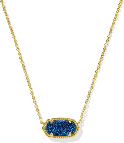 Vista 8 de Kendra Scott - Collar Elisa con dije para mujer, joyería de moda, chapado en oro de 14 quilates