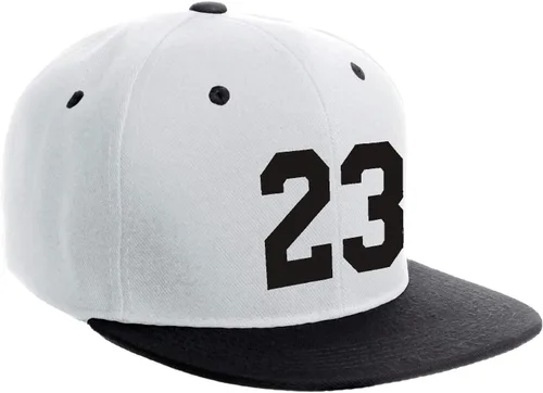 Vista 71 de Número de equipo modificado para requisitos particulares del jugador del color del sombrero del Snapback de la visera plana clásica de la visera
