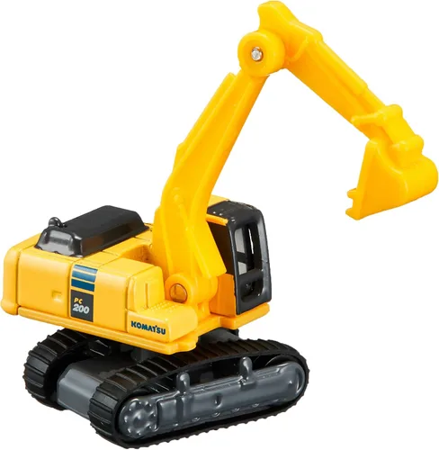 Vista 2 de Takara Tomy Tomica No. 9 Komatsu Excavadora hidráulica, tipo PC200-10 (caja), mini coche, juguete, macho de 3 años, en caja, normas de seguridad