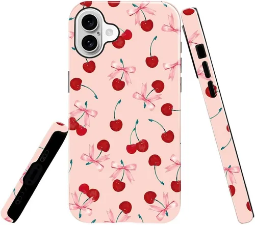 Vista 20 de Funda TnXee Compatible con iPhone 11, Funda Híbrida Brillante de 2 Capas para Prevenir Caídas para Niñas y Niños, Aspecto Bonito con Flores Salvajes