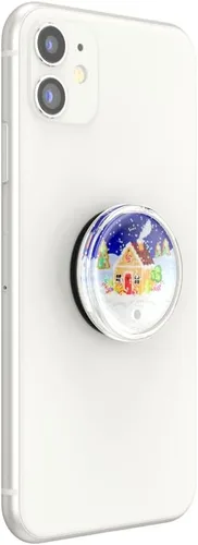Vista 3 de PopSockets - Agarre para teléfono con soporte expandible, agarre adhesivo - Tidepool Candy Cane Lane