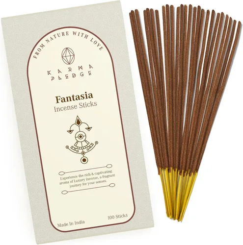 Vista 70 de Bakhoor - Varitas de incienso orgánicas sumergidas a mano, 100 varillas con hierbas naturales e ingredientes aromáticos, tiempo de combustión de 45