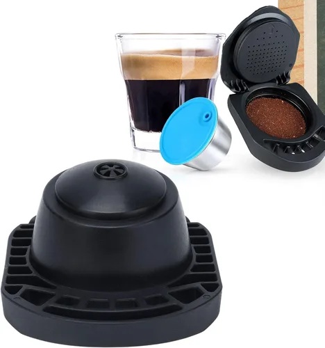 Vista 6 de Cápsula de café, negro reutilizable cápsula de café negro reutilizable taza de filtro de café accesorio para máquina de café