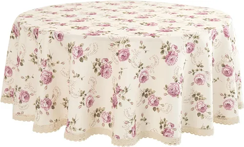 Vista 16 de Mantel cuadrado con estampado floral de 38 x 38 pulgadas, resistente a las manchas e impermeable, para cocina, comedor, interior y exterior