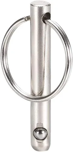 Vista 3 de uxcell Pin de liberación rápida 6mmX45mm Marine Hardware para barco Bimini Bisagra cubierta superior 4 piezas