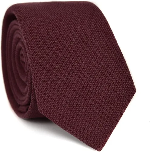 Vista 40 de JESLANG Corbata de algodón y lino de 2.56 pulgadas para hombre, perfecta para ocasiones formales e informales