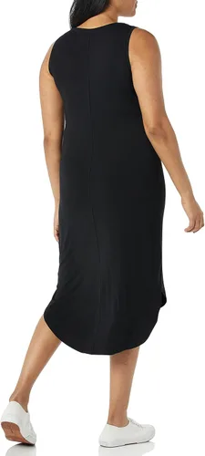 Vista 4 de Marca Tienda Daily Ritual Vestido Midi sin mangas con cuello en V para mujer