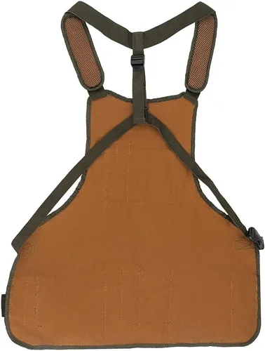 Vista 4 de Bolsa de herramientas Bucket Boss para hombres, ajustable, bolsa de herramientas de trabajo, marrón, 16 bolsillos EE. UU