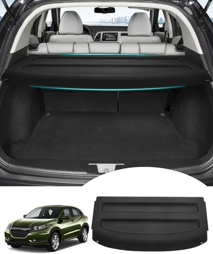 Vista 45 de Powerty Cubierta de carga para Volvo XC90 2016-2024 2025 Accesorios Cubierta de maletero retráctil Cubierta de blindaje de maletero Cubierta