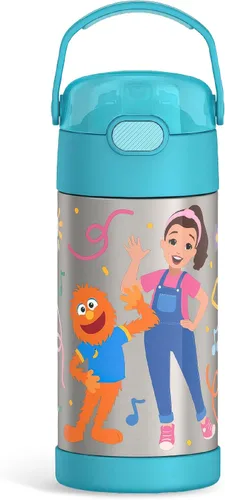Vista 52 de THERMOS FUNTAINER Botella de agua con pajita, 12 onzas, Avengers