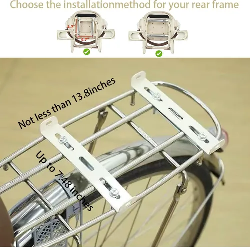 Vista 6 de Asiento de bicicleta para niños, asiento trasero de bicicleta de bebé, asiento trasero para niños, soporte de seguridad para bicicleta de adulto