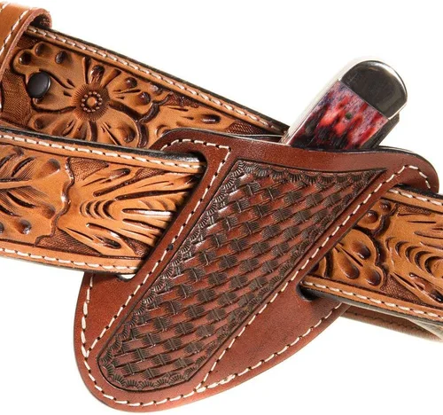 Vista 2 de Funda de cuchillo de tejido de cesta KS272