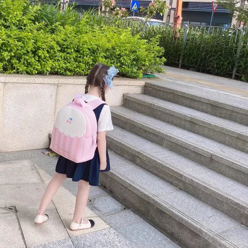 Vista 4 de Mochila para niños - Serie Zoy Bag, Cereza, Cereza