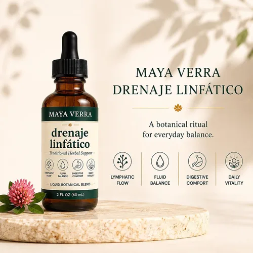 Vista 3 de Mayaverra Drenaje Linfático Gotas, mezcla líquida de hierbas, 2 onzas