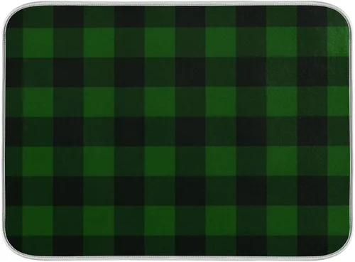 Vista 51 de Tapete de secado de platos súper absorbente, tapete de microfibra de secado rápido, 16 x 18 pulgadas, almohadilla de secado de platos de cocina