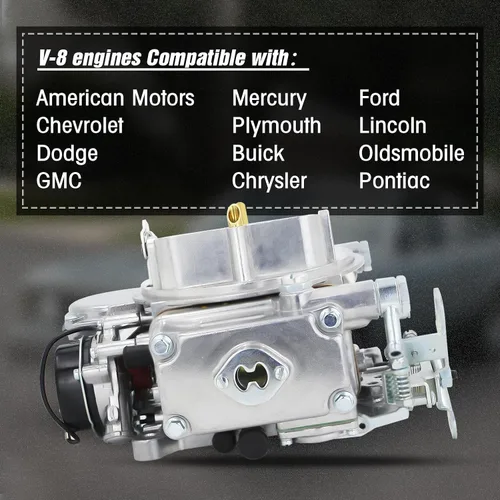 Vista 3 de Carburador Street Warrior - 600 CFM FR-80457SA de alto rendimiento, perfecto para American Motors, Chevrolet, Dodge, GMC, Mercury, Plymouth, Buick