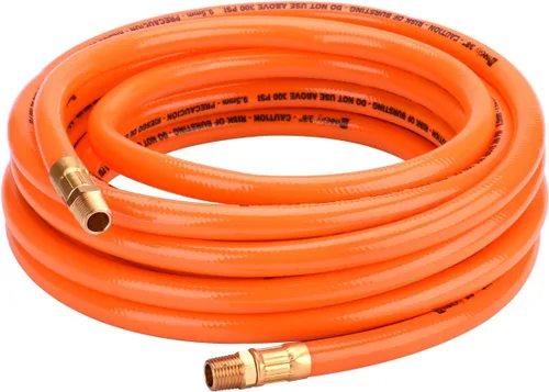 Vista 3 de Kit de manguera de compresor de aire de PVC de 3/8 "x 25 pies con herramienta de aire de 17 piezas y kit de accesorios para compresor de aire